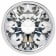 White Cubic Zirconia 14k White Gold Studs With Velvet Gift Box 2.00ctw