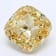 1.97ct Deep Yellow Cushion Lab-Grown Diamond SI1 Clarity IGI Certified
