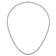 Rhodium Over Sterling Silver 3.1mm Rolo 30 Inch Chain