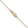 10k Yellow Gold 0.8mm Diamond-Cut Cable 16 Inch Chain