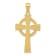 14K Yellow Gold Celtic Cross Pendant