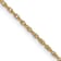 14k Yellow Gold 0.7mm Solid Cable 14 Inch Chain