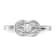 Rhodium Over 14K White Gold First Promise Diamond Promise/Engagement
Ring 0.11ctw