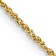 14k Yellow Gold 1.1mm Solid Rope 14 Inch Chain