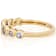 Blue Tanzanite Band Ring In 18K Gold Over Sterling Silver 0.94ctw