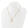 Gold Tone Sterling Silver 3-5.5mm Freshwater Cultured Pearl LETTER B
18-inch Necklace
