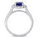 Tanzanite and Diamond 14K White Gold Ring 1.95ctw