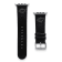 Gametime NHL Minnesota Wild Black Leather Apple Watch Band (38/40mm
S/M). Watch not included.