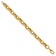 14K Yellow Gold 11.5mm Open Link Cable 8 inch Bracelet