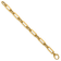 14K Yellow Gold Oval Link 8 Inch Bracelet