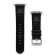 Gametime NHL Colorado Avalanche Black Leather Apple Watch Band (38/40mm
M/L). Watch not included.