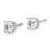 Rhodium Over 14K White Gold 1ct. 5.0mm Round G H I True Light Moissanite
Screwback Earrings