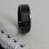 ELISE Black Tungsten Ring with Polished Beveled Edges and Brush Finished
Center 8mm