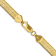 14K Yellow Gold 6.5mm Silky Herringbone Chain Necklace