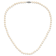 Rhodium Over Sterling Silver 6-7mm White Freshwater Cultured Pearl Necklace