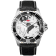 Seapro Men's Voyager White Dial, Black Bezel, Black Leather Strap Watch