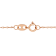 0.75ctw Blue Ethiopian Opal And 0.10ctw Diamond 10k Rose Gold Necklace