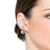 Princess-Cut CZ Halo Drop Earrings In 14K Gold Over Brass