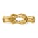 14K Yellow Gold Love Knot Toe Ring