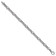 Rhodium Over 18K White Gold Diamond Curb 7.5-inch Bracelet 1.75ctw