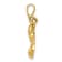 14k Yellow Gold Boxing Glove Pendant