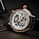 Thomas Earnshaw Longcase Automatic Rose Bezel Black Stainless Steel Band
Skeleton Watch