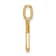 14K Yellow Gold Diamond Initial X Initial Pendant