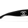 Chanel Black Frame with Large "CC" Silver Logo / Gray Lens Sunglasses