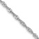 14k White Gold 1.4mm Polished Singapore Chain 22"
