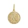 Libra Zodiac Medallion Pendant In Solid 14K Yellow Gold