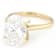 Lab-Grown Diamond Oval Solitaire Ring In 14K Gold 5.00ct