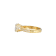 White Cubic Zirconia 18k Yellow Gold Over Sterling Silver Ring 4.05ctw