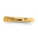 14K Yellow Gold Kids Polished Twist Ring