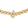 Initial J CZ Beaded Bracelet Set In 14K Gold Over Brass 0.07ctw
