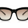 Karen Walker Black Cat Eye Frame/ Brown Gradient Lenses Sunglasses