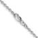 Rhodium Over Sterling Silver 2.25mm Cable Chain