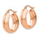 14k Rose Gold 13/16" Hoop Earrings