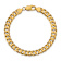 10k Yellow Gold 7.75mm Flat Beveled Curb Link Bracelet