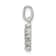 Sterling Silver Cubic Zirconia Cross Charm