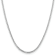 14K White Gold 3mm Franco Chain Necklace