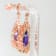 Amethyst and CZ 6.95 Ctw Pear 18K Rose Gold Over Sterling Silver Center
Design Earrings Jewelry