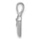 Rhodium Over 14k White Gold Diamond Heart Pendant