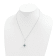Rhodium Over Sterling Silver 9-10mm Baroque Tahitian Saltwater Cultured
Pearl Necklace