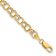 10k Yellow Gold 6mm Double Link Charm Bracelet
