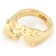 Double Panther Ring In 18K Gold Over Bronze