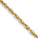 14k Yellow Gold 1.5mm Diamond-Cut Rope 30 Inch Chain
