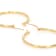 Statement Polished Hoop Earrings In 18K Gold Over Sterling Silver