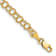 14k Yellow Gold 4mm Double Link Charm Bracelet