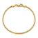14K Yellow Gold 2mm Franco Chain Bracelet