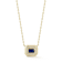Rachel Zoe Blue Radiant-Cut CZ Pendant Necklace in 14K Gold Over
Sterling Silver